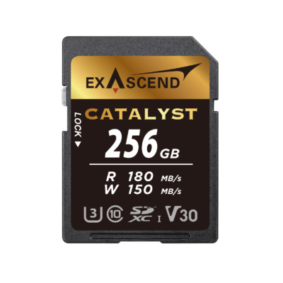 Exascend Catalyst SDXC, UHS-I, V30 256GB Memory Card